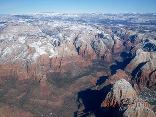 85 84r. aerial - Zion National Park