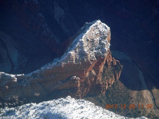 106 84r. aerial - Zion National Park - Angels Landing