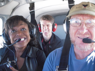Moises and Adam flying in N8377W
