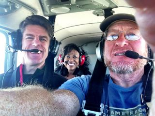 Young International (24AZ) - Ty, Tori, Adam flying in N8377W