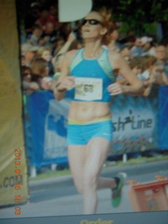 picture of erin vergara on my monitor