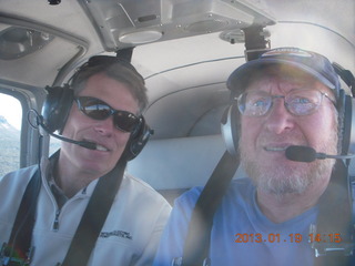 Neil, Shirl, Adam flying in N8377W