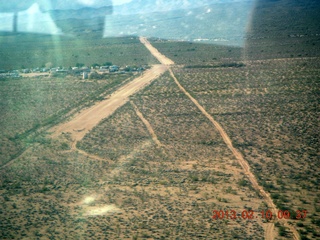 aerial - Eagle Roost flight in Charles R's airplane - Alamo Lake airstrip