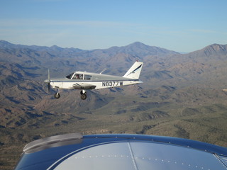 Sean G picture - N8377W in flight + Adam