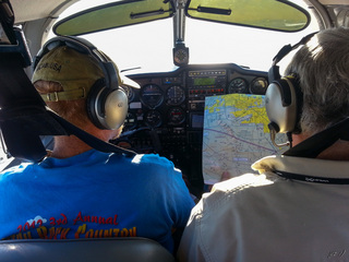 Yaseen's pictures - Adam and Jim G flying in N8377W