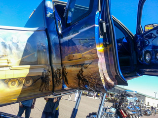 Yaseen's pictures - airplane and crowd at Cactus Fly-in