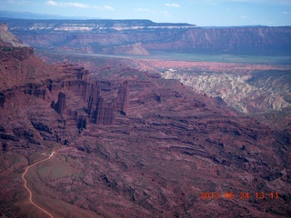 95 89q. aerial - along Colorado River to Mack Mesa