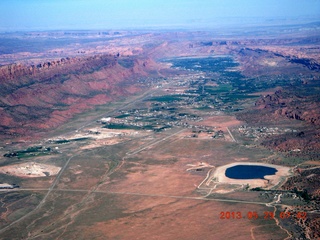 84 89r. aerial - LaSal Mountains area