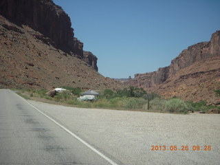104 89s. Route 128 along the Colorado River