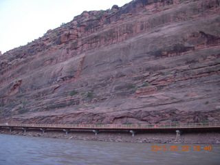 135 89s. night boat ride along the Colorado River - bike path