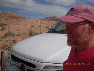 67 89u. Caineville Wash Road - Adam and LaVar's truck