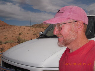 68 89u. Caineville Wash Road - Adam and LaVar's truck