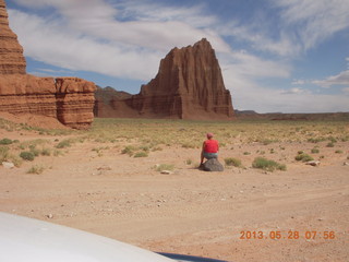 83 89u. Caineville Wash Road - Temple of the Sun - Adam