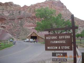 201 89u. Capitol Reef National Park - scenic drive - historic ice-cream shop