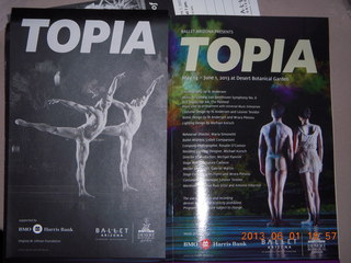 ballet dancers warming up for Topia