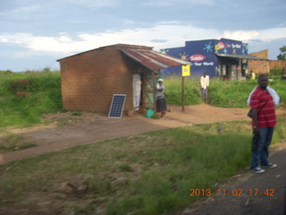 311 8f2. Uganda - bus ride back to Chobe Safari Resort