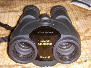 282 8f6. my Canon image-stabilizing binoculars