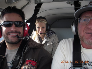 Sean and Michelle and Adam flying in N8377W