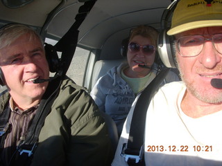 Jim and Valerie G and Adam flying in N8377W