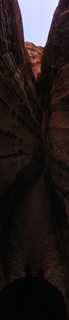 31 8gv. Cave Valley hike - our echo cave opening - vertical panorama