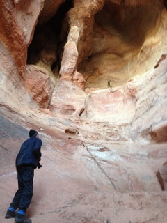 38 8gv. Cave Valley hike - our echo cave - Shaun