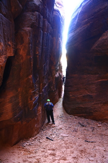 43 8gv. Cave Valley hike - our echo cave opening - Adam