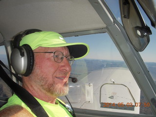 Sawyer and Adam flying in N8377WE