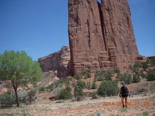 Bagdad hike (my old running loop) - Adam (back) - tripod and timer