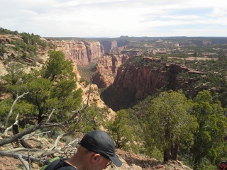 Canyon de Chelly - Spider Rock hike - Adam