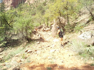 Canyon de Chelly - Spider Rock hike - Adam
