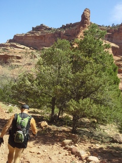 Canyon de Chelly - Spider Rock hike - Adam