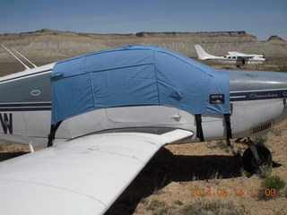 87 8me. n8377w parked at sand wash with cover