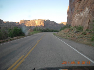1 8mf. highway 279 drive to Potash Road Canyonlands National Park - Shaefer switchbacks drive