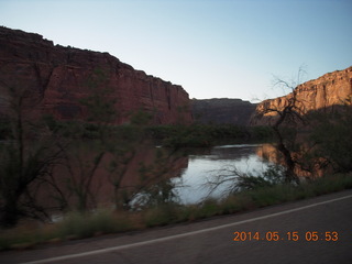 4 8mf. highway 279 drive to Potash Road - Colorado River Canyonlands National Park - Shaefer switchbacks drive