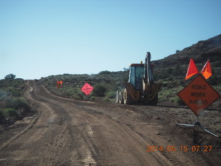 78 8mf. White Rim Road - construction