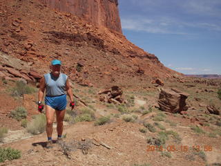 243 8mf. Canyonlands National Park - Lathrop hike - Adam (tripod and timer)