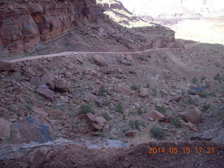 398 8mf. Canyonlands National Park - Shaefer switchbacks drive