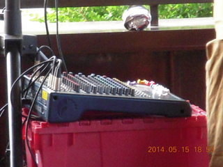 443 8mf. Peace Tree restaurant singers mixing board (for just two guys?)