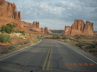 7 8mg. Arches National Park drive