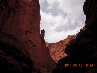 286 8mg. Fisher Tower hike