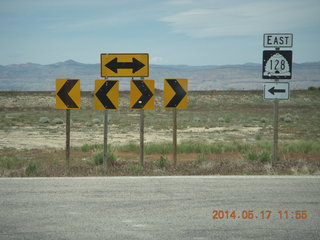 127 8mh. drive to Mack Mesa - Utah highway 128