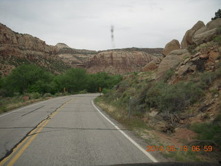 17 8mj. driving to Needles