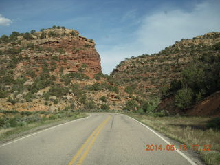 408 8mj. drive from Needles to Moab