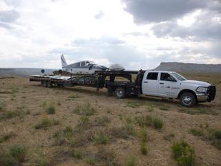 22 8mw. disassembly of n8377w at sand wash airstrip