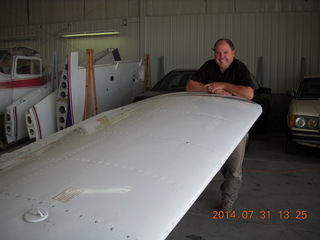 11 8px. Scott M and wing of n8377w at Greeley (GXY)