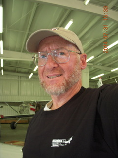 32 8px. Adam at Beegles wearing Beegles t-shirt