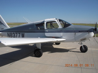 15 8q1. N8377W at Pine Bluffs, Wyoming