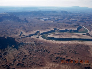 138 8q2. aerial - Canyonlands area - Green River