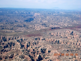 147 8q2. aerial - Canyonlands area - Green River