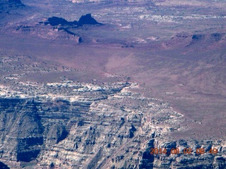 168 8q2. aerial - Colorado River - Cataract Canyon - Browns Rim airstrip